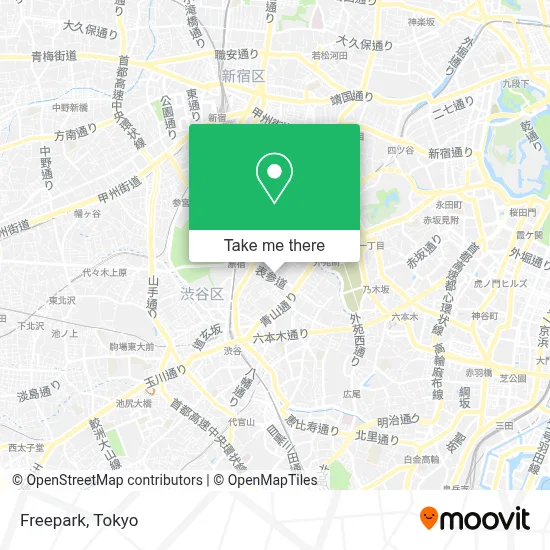 Freepark map