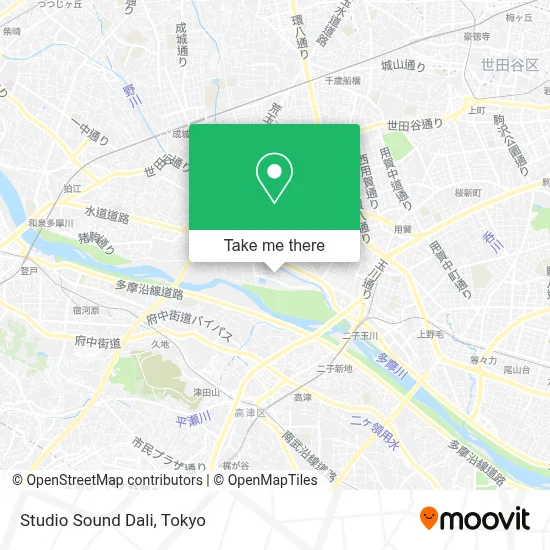 Studio Sound Dali map