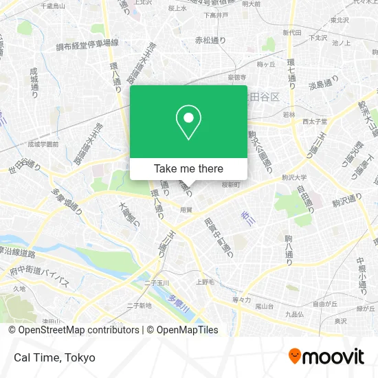 Cal Time map