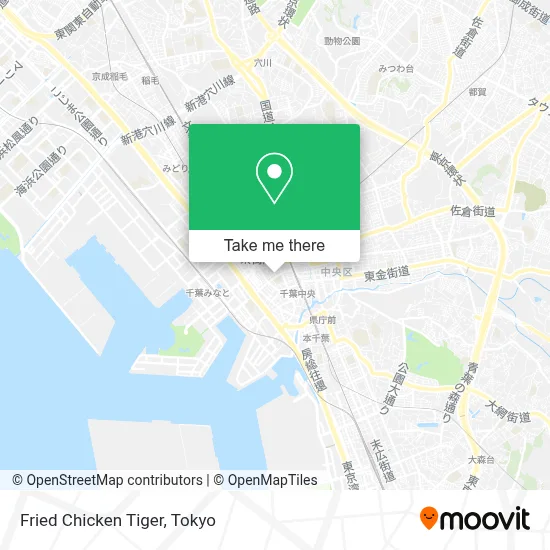 Fried Chicken Tiger map