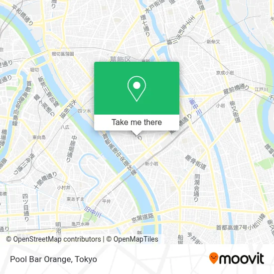 Pool Bar Orange map