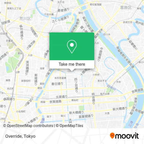 Override map