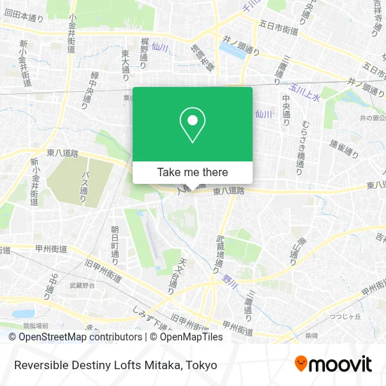 Reversible Destiny Lofts Mitaka map