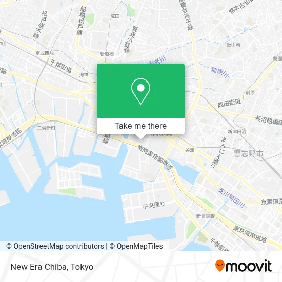 New Era Chiba map