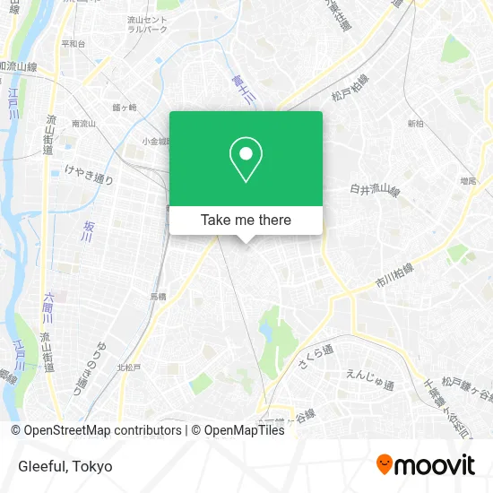 Gleeful map