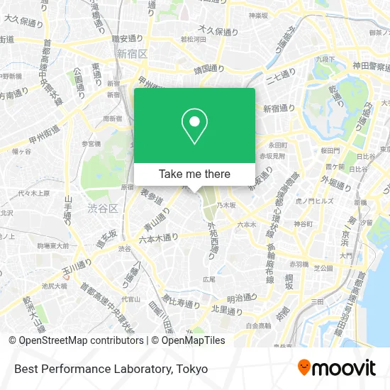 Best Performance Laboratory map