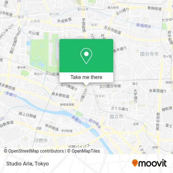 Studio Aria map