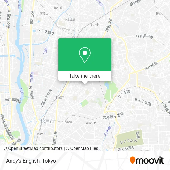 Andy's English map