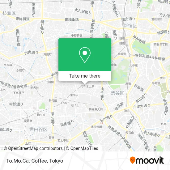 To.Mo.Ca. Coffee map