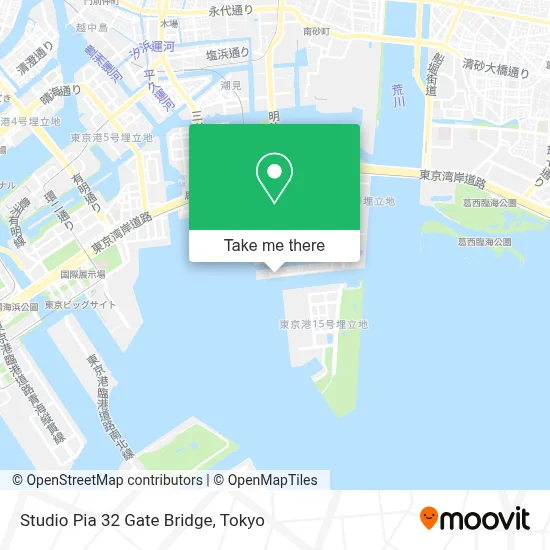 Studio Pia 32 Gate Bridge map