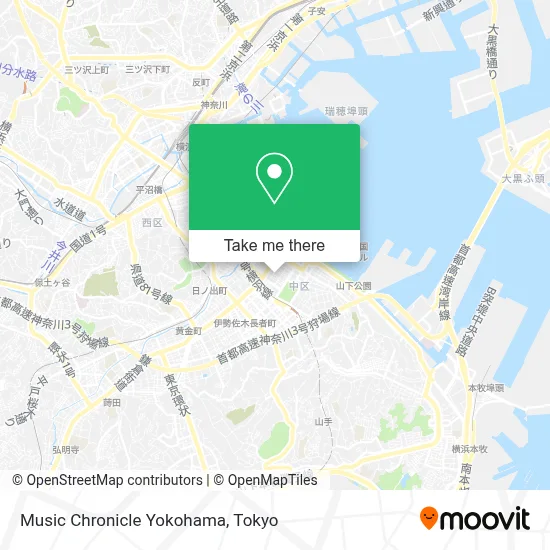 Music Chronicle Yokohama map