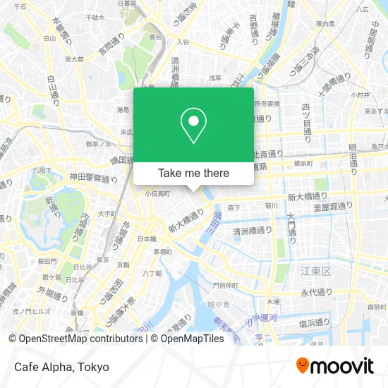 Cafe Alpha map