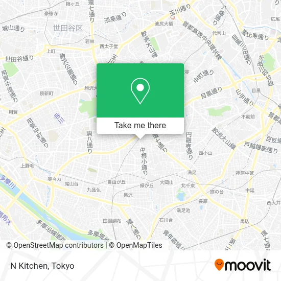 N Kitchen map