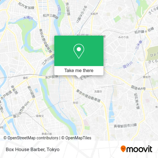 Box House Barber map