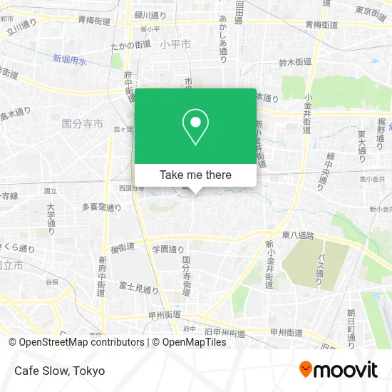 Cafe Slow map