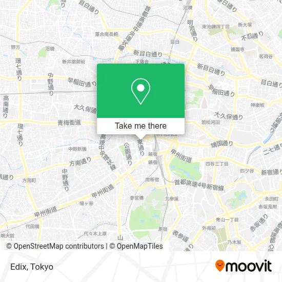 Edix map