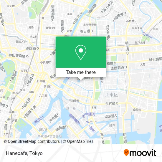 Hanecafe map