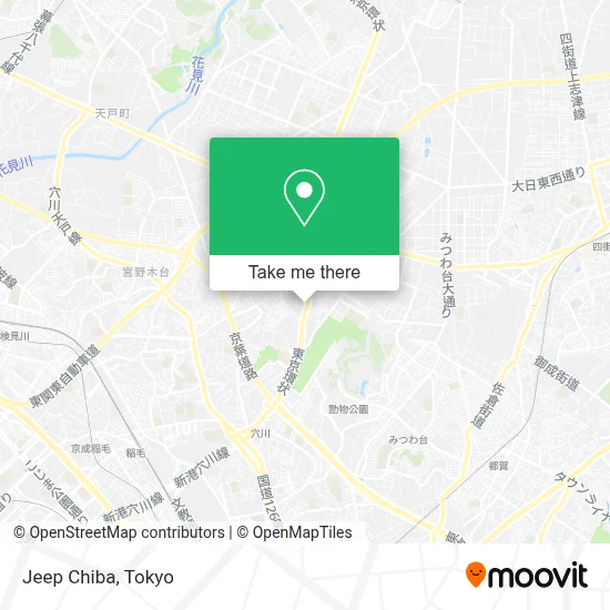 Jeep Chiba map