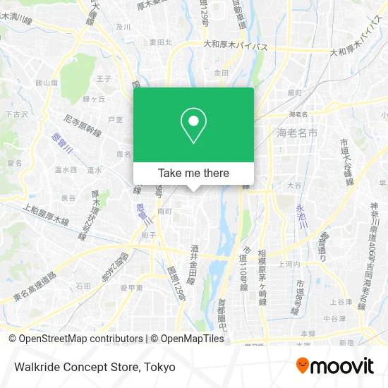 Walkride Concept Store map