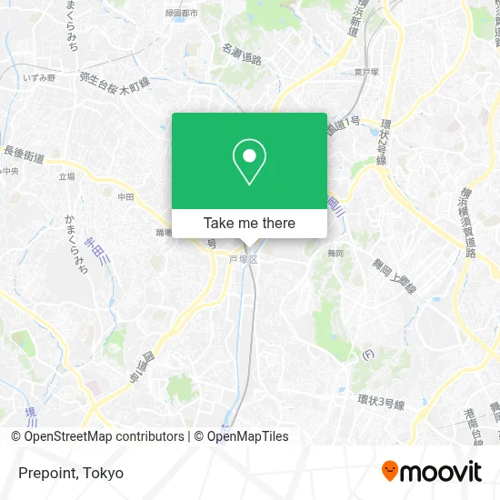 Prepoint map