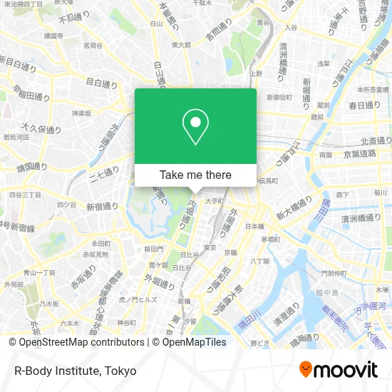 R-Body Institute map