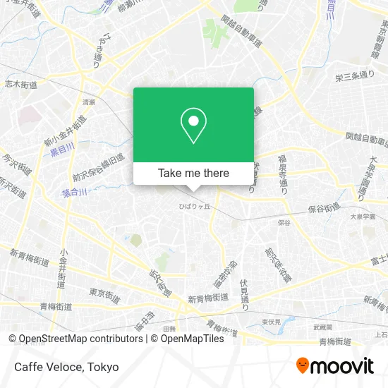 Caffe Veloce map