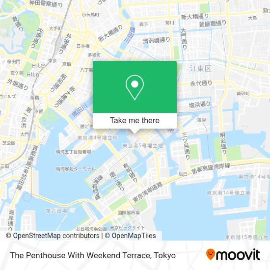 The Penthouse With Weekend Terrace map