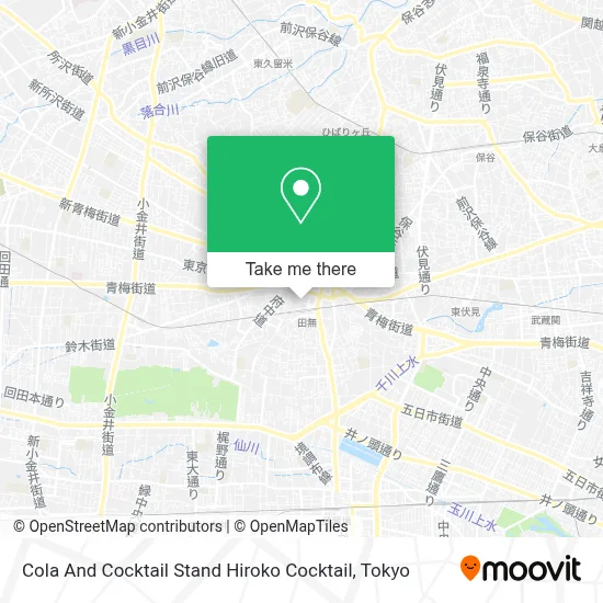 Cola And Cocktail Stand Hiroko Cocktail map
