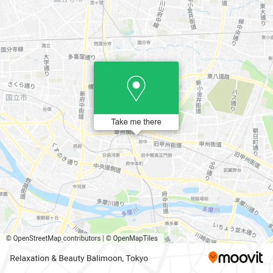 Relaxation & Beauty Balimoon map