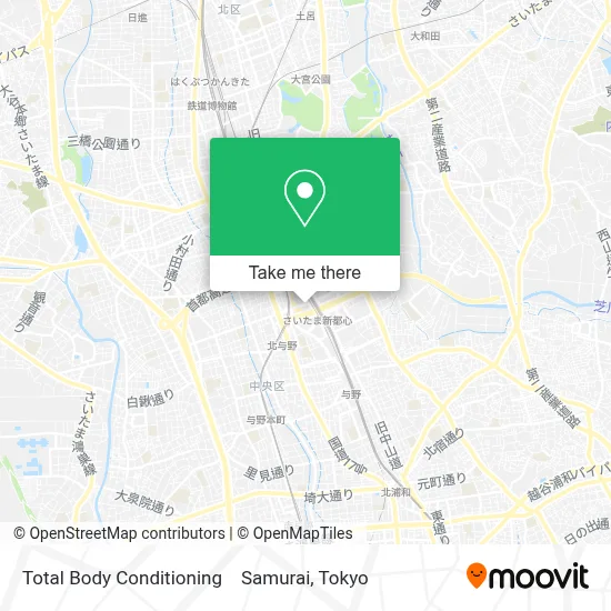 Total Body Conditioning　Samurai map