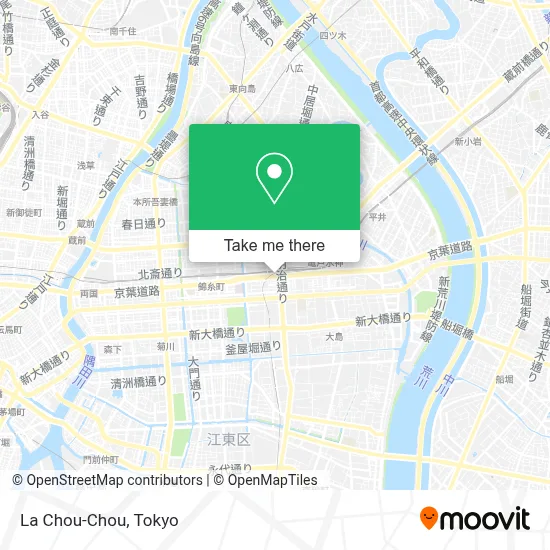 La Chou-Chou map