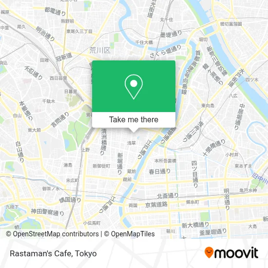 Rastaman's Cafe map