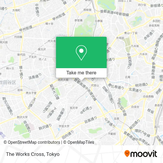 The Works Cross map