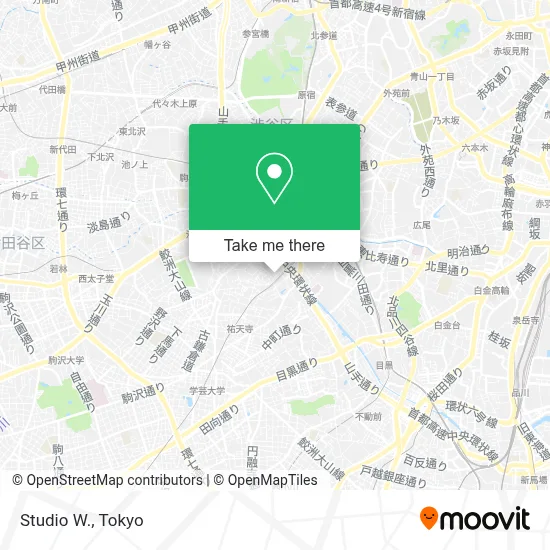 Studio W. map