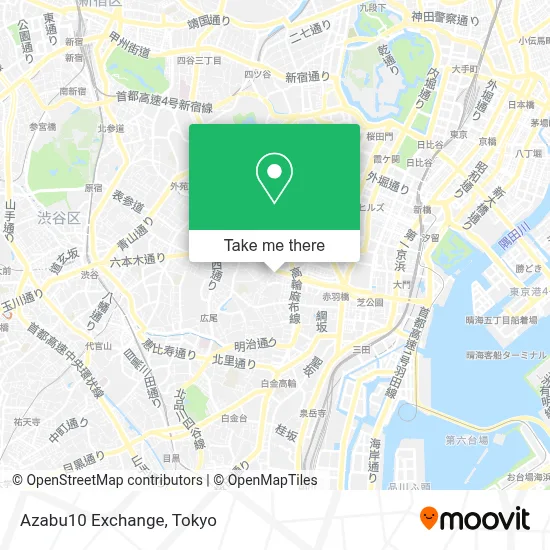 Azabu10 Exchange map