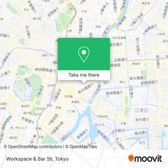 Workspace & Bar 56 map