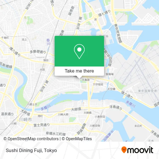 Sushi Dining Fuji map