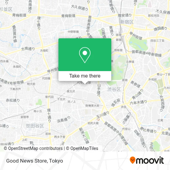 Good News Store map