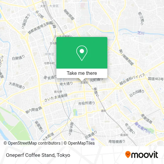 Oneperf Coffee Stand map