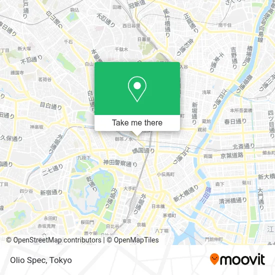 Olio Spec map