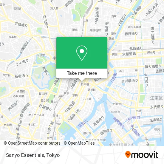 Sanyo Essentials map