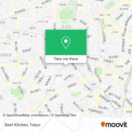 Beef Kitchen map