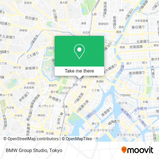 BMW Group Studio map