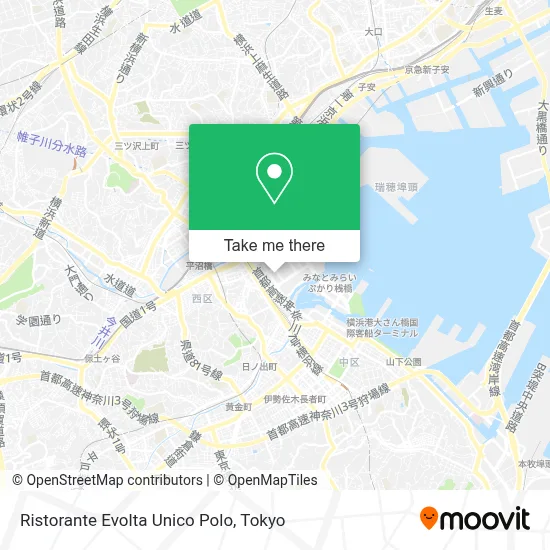 Ristorante Evolta Unico Polo map