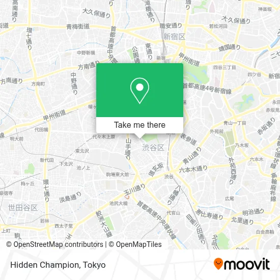 Hidden Champion map