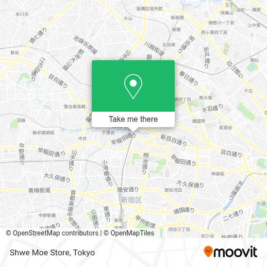 Shwe Moe Store map