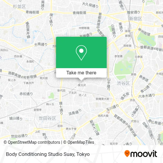 Body Conditioning Studio Suay map