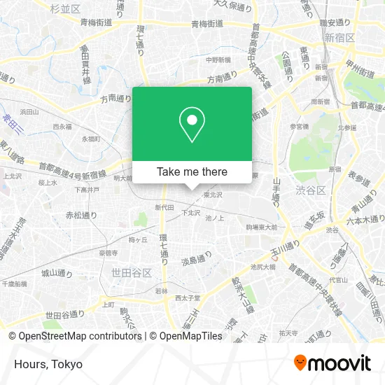 Hours map