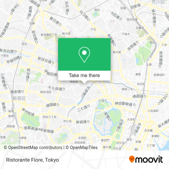 Ristorante Fiore map