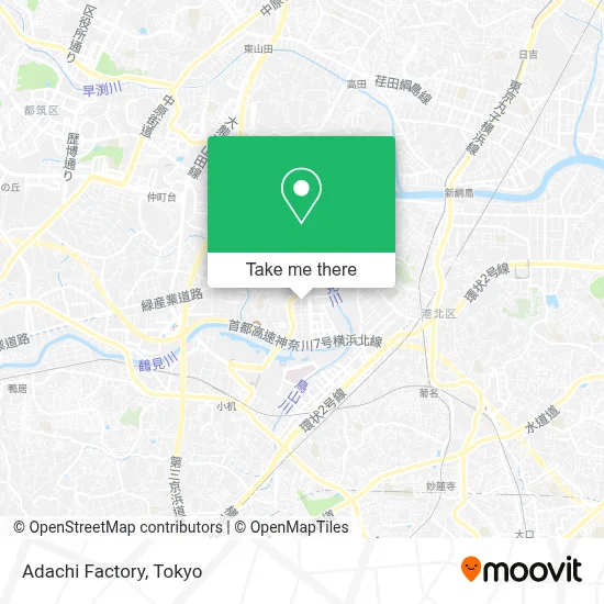 Adachi Factory map